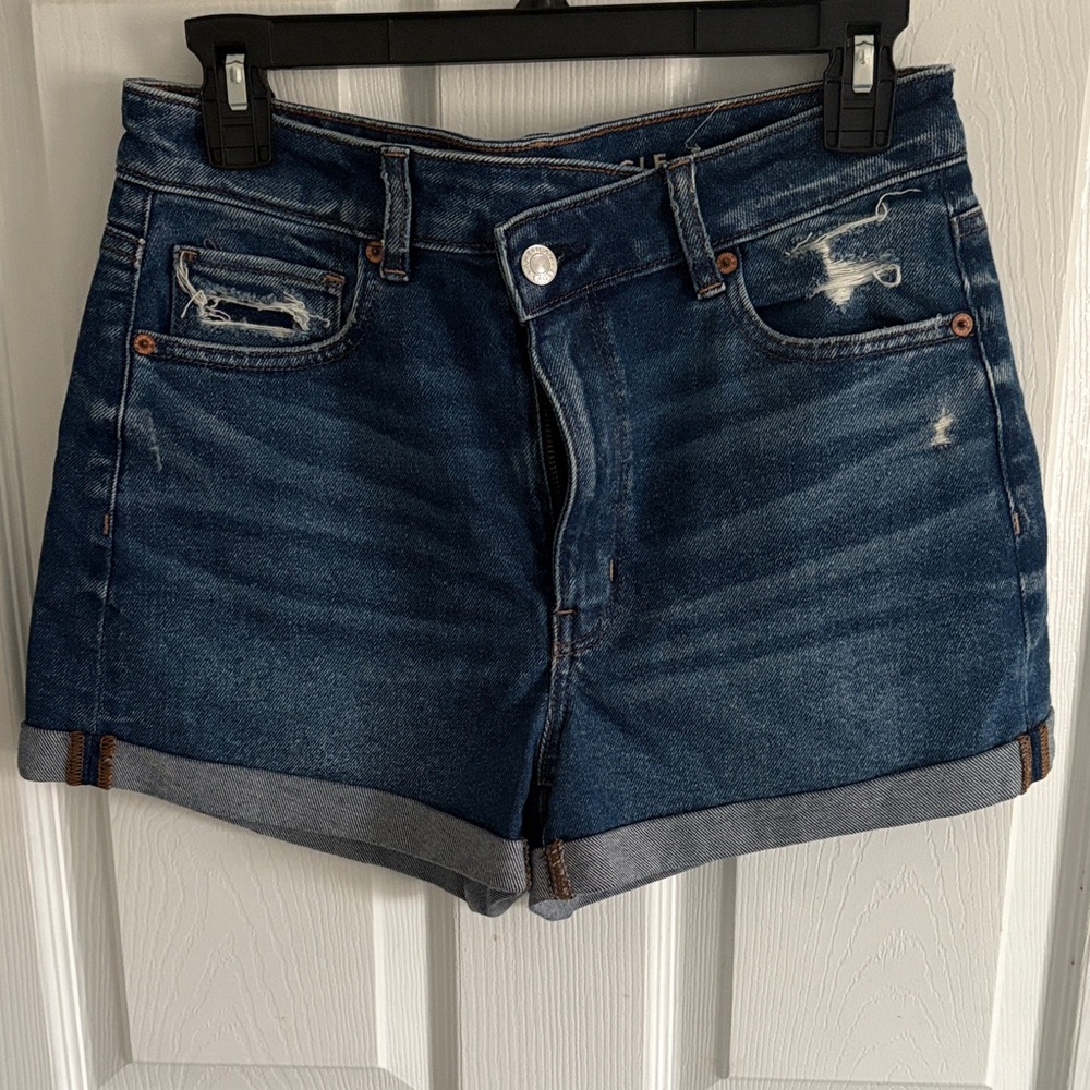 American Eagle Outfitters Dark Blue Jean Shorts